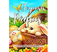 Joyeuses Pâques livre de coloriage pour Adultes: Plus de 50 belles pages de printemps à colorier reliées avec des œufs fantastiques, des lapins ... pour soulager le stress et se détendre!