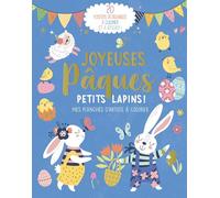 Atelier Cloro – Joyeuses Pâques Petits Lapins – 20 posters détachables à colorier – Broché