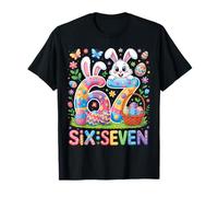 Joyeuses Pâques Six Sept œufs colorés en Forme de Lapin pour Enfants T-Shirt