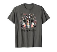 Joyeuses Pâques, Trois Lapins printaniers, Hoppy Spring Bunny T-Shirt