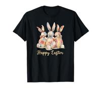 Joyeuses Pâques, Trois Printemps, Bunny Hoppy, Happy Bunny Spring T-Shirt