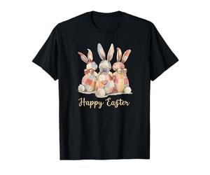 Joyeuses Pâques, Trois Printemps, Bunny Hoppy, Happy Bunny Spring T-Shirt