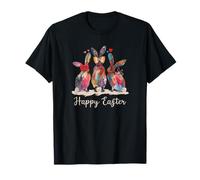 Joyeuses Pâques, Trois Printemps, Bunny Hoppy Whimsical Bunny Spring T-Shirt