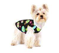 Joyeuses Pâques, œufs de Pâques colorés,T-Shirt sans Manches en Coton pour Animaux de Compagnie, Gilet Respirant, Extensible et Doux,S