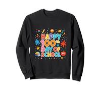 Joyeux 100e jour d'école, enseignants, élèves, garçons, filles et enfants Sweatshirt