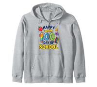 Joyeux 100e Jour d'école, Enseignants, Enfants et garçons, 100 Jours d'école Sweat à Capuche