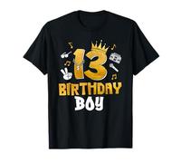 Joyeux 13e Anniversaire, Boy Hip Hop Party, Treize Ans T-Shirt