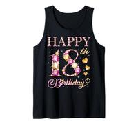 Joyeux 18e Anniversaire, 18 Ans, fête d'anniversaire pour Hommes et Femmes Débardeur