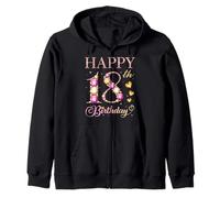 Joyeux 18e Anniversaire, 18 Ans, fête d'anniversaire pour Hommes et Femmes Sweat à Capuche