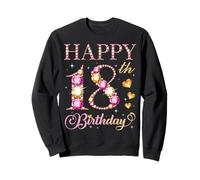 Joyeux 18e Anniversaire, 18 Ans, fête d'anniversaire pour Hommes et Femmes Sweatshirt