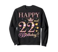 Joyeux 22e Anniversaire, 22 Ans, fête d'anniversaire pour Hommes et Femmes Sweatshirt