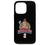 Joyeux 2e Anniversaire Boy Little Roman Warrior Ice Hockey Coque pour iPhone 13 Pro