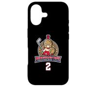 Joyeux 2e Anniversaire Boy Little Roman Warrior Ice Hockey Coque pour iPhone 17