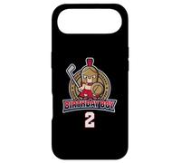 Joyeux 2e Anniversaire Boy Little Roman Warrior Ice Hockey Coque pour iPhone Air