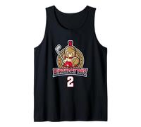 Joyeux 2e Anniversaire Boy Little Roman Warrior Ice Hockey Débardeur