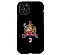 Joyeux 3e Anniversaire Boy Little Roman Warrior Ice Hockey Coque pour iPhone 11 Pro