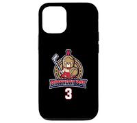 Joyeux 3e Anniversaire Boy Little Roman Warrior Ice Hockey Coque pour iPhone 12/12 Pro