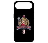 Joyeux 3e Anniversaire Boy Little Roman Warrior Ice Hockey Coque pour iPhone Air