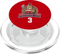 Joyeux 3e Anniversaire Boy Little Roman Warrior Ice Hockey PopSockets PopGrip pour MagSafe