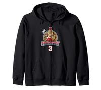 Joyeux 3e Anniversaire Boy Little Roman Warrior Ice Hockey Sweat à Capuche