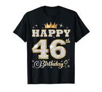 Joyeux 46e Anniversaire, 46 Ans, fête d'anniversaire pour Femmes et Hommes T-Shirt