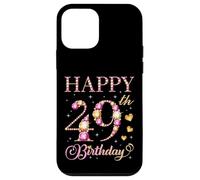 Joyeux 49e Anniversaire, 49 Ans, fête d'anniversaire pour Hommes et Femmes Coque pour iPhone 12 Mini