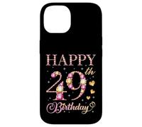 Joyeux 49e Anniversaire, 49 Ans, fête d'anniversaire pour Hommes et Femmes Coque pour iPhone 14