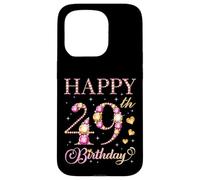 Joyeux 49e Anniversaire, 49 Ans, fête d'anniversaire pour Hommes et Femmes Coque pour iPhone 15 Pro