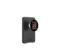 Joyeux 55e Anniversaire, 55 Ans, fête d'anniversaire pour Hommes et Femmes PopSockets PopWallet pour MagSafe