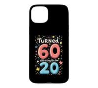 Joyeux 60e Anniversaire, 60 Ans, fête d'anniversaire Coque pour iPhone 15 Plus