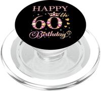 Joyeux 60e Anniversaire, fête d'anniversaire pour Hommes et Femmes de 60 Ans PopSockets PopGrip pour MagSafe