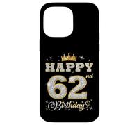 Joyeux 62e Anniversaire, 62 Ans, fête d'anniversaire pour Femmes et Hommes Coque pour iPhone 14 Pro Max