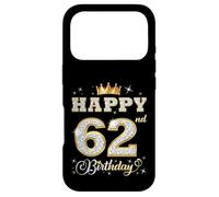 Joyeux 62e Anniversaire, 62 Ans, fête d'anniversaire pour Femmes et Hommes Coque pour iPhone 17 Pro