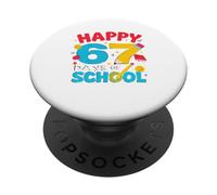 Joyeux 67 Jours d'école Six Sept Enfants, garçons et Filles, 6 à 7 Mignons PopSockets PopGrip Adhésif