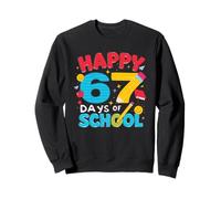 Joyeux 67 Jours d'école Six Sept Enfants, garçons et Filles, 6 à 7 Mignons Sweatshirt