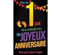 Joyeux Anniversaire - 1 an: Livre a ecrire