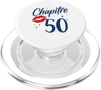 Joyeux Anniversaire 50 Ans Idée Drole Humour chapitre 50 Ans PopSockets PopGrip pour MagSafe