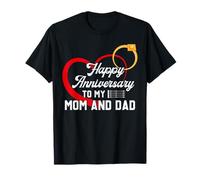 Joyeux Anniversaire à Mes Parents, Couples mariés drôles T-Shirt