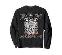 Joyeux Anniversaire À Moi ! SQUELETTES dans des Chapeaux Hauts de Forme Sweatshirt