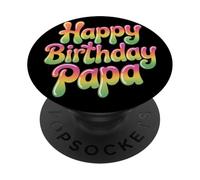 Joyeux Anniversaire à Papa pour Tous Les Membres de la Famille PopSockets PopGrip Adhésif