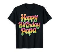 Joyeux Anniversaire à Papa pour Tous Les Membres de la Famille T-Shirt