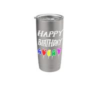 Joyeux anniversaire Avery Gobelet isotherme en acier inoxydable double paroi