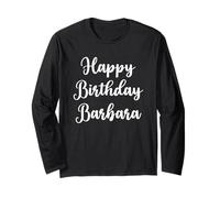 Joyeux Anniversaire Barbara Manche Longue