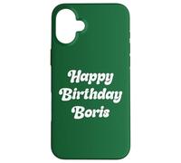 Joyeux Anniversaire Boris Coque pour iPhone 16 Plus