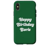 Joyeux Anniversaire Boris Coque pour iPhone X/XS
