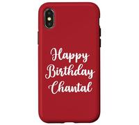 Joyeux Anniversaire Chantal Coque pour iPhone X/XS
