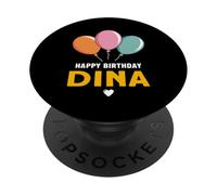 Joyeux Anniversaire Dina PopSockets PopGrip Adhésif