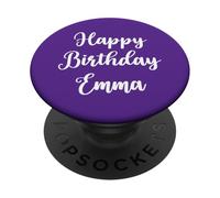 Joyeux Anniversaire Emma PopSockets PopGrip Adhésif