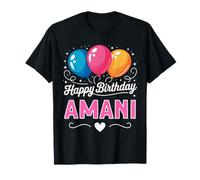Joyeux Anniversaire en Disant Amani T-Shirt