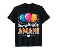 Joyeux Anniversaire en Disant Amani T-Shirt